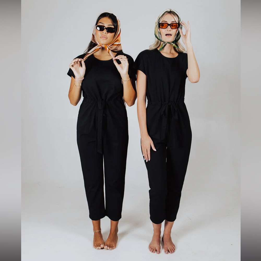 Piper & Scoot Brand New “Bianca” Black Jumpsuit XS & S